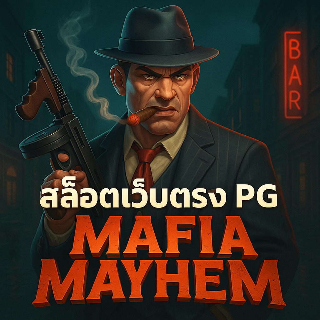สล็อตpg Mafia Mayhem: โลกมืด แอ็คชั่นโหด และแจ็คพอตมหาศาล